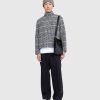 Toj Our Legacy | Our Legacy Shrunken Full-Zip Polo Prenzlauer Houndstooth