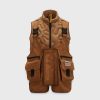 Toj Moncler | Moncler X Salehe Bembury Sierpinski 3-I-1 Vest Brun