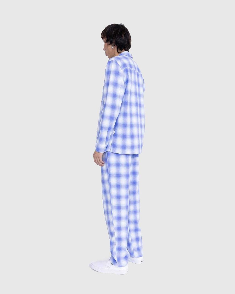 Toj Tekla | Tekla Flannel Pyjamas Bukser Lysebla Plaid