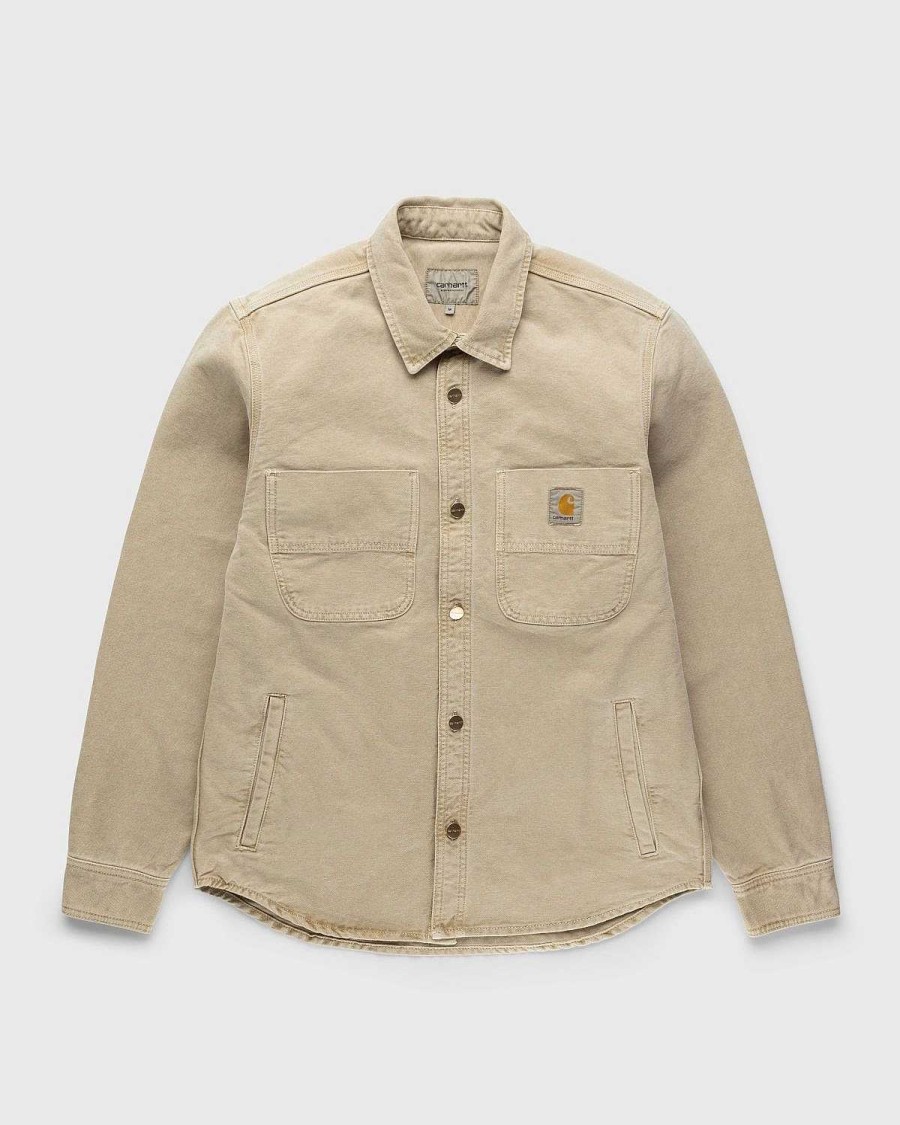 Toj Carhartt WIP | Carhartt Wip Glenn Skjortejakke Dusty Hamilton Brown