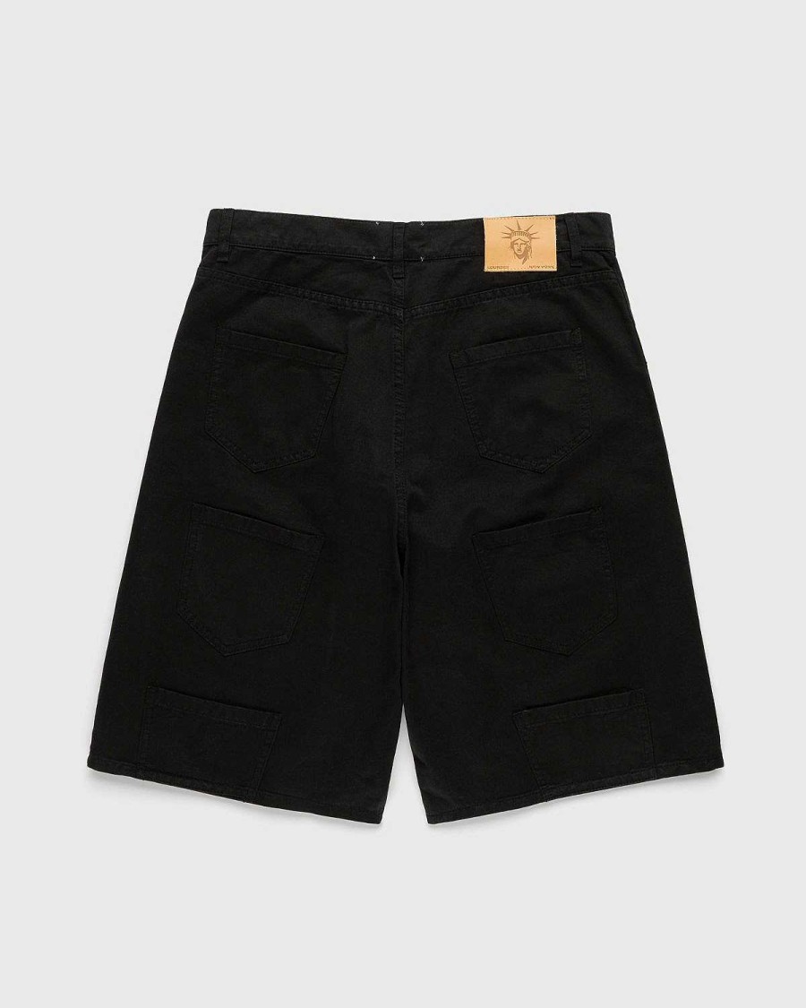 Toj Lourdes New York | Lourdes New York Multi-Pocket Cargo Short Black