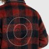 Toj Patta | Patta Check Car Coat Biking Red