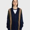 Toj Noon Goons | Noon Goons Fordybningsstrikket Cardigan Navy/Gron