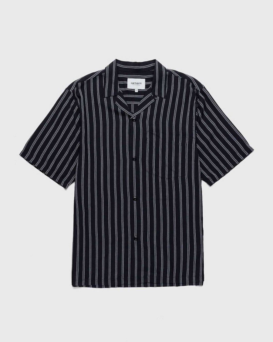 Toj Carhartt WIP | Carhartt Wip Reyes Stripe Shirt Sort