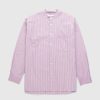 Toj Birkenstock | Birkenstock X Tekla Poplin Pyjamasskjorte Mauve Stripes