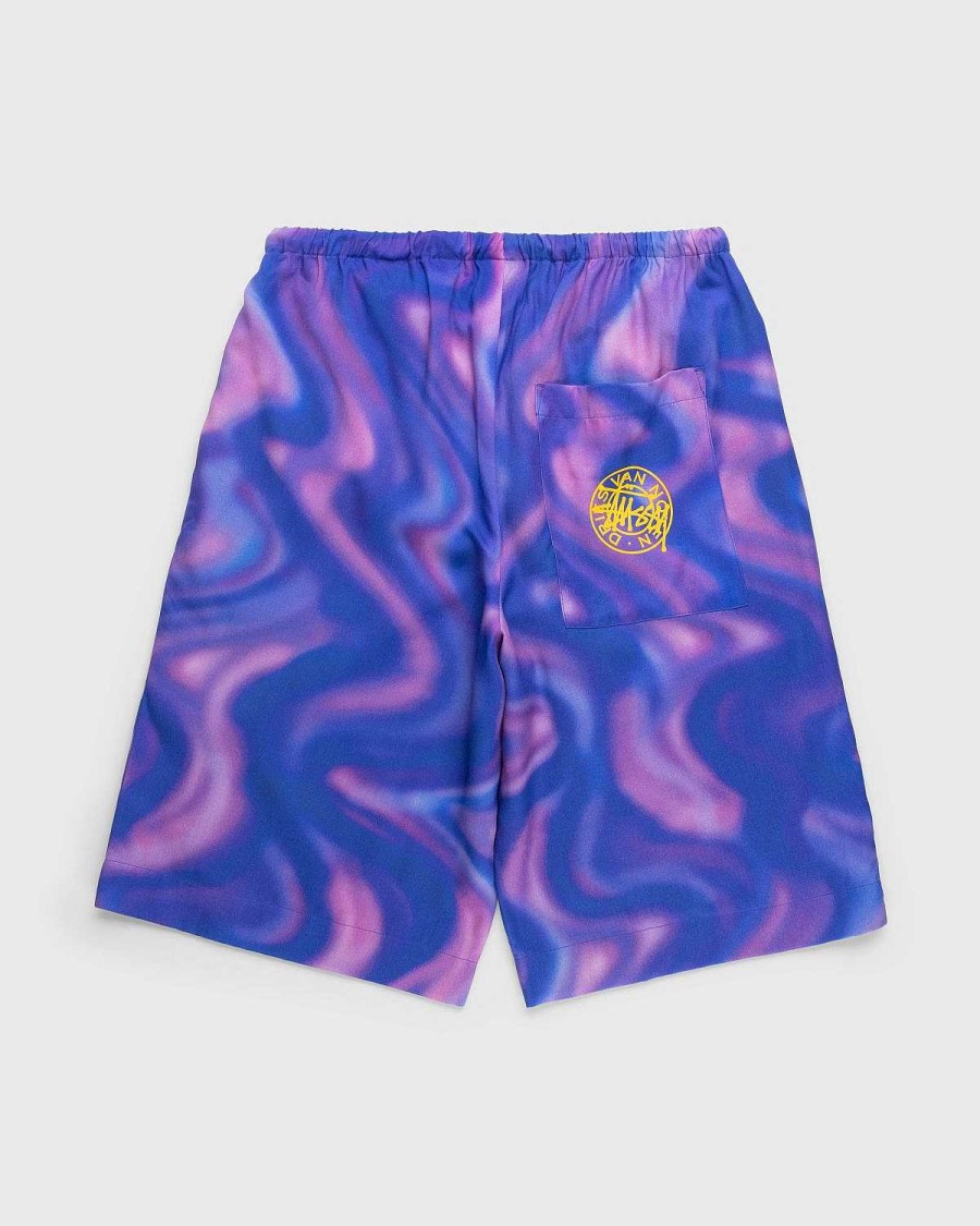 Toj Stüssy | Stussy X Dries Van Noten Airbrush Shrooms Shorts