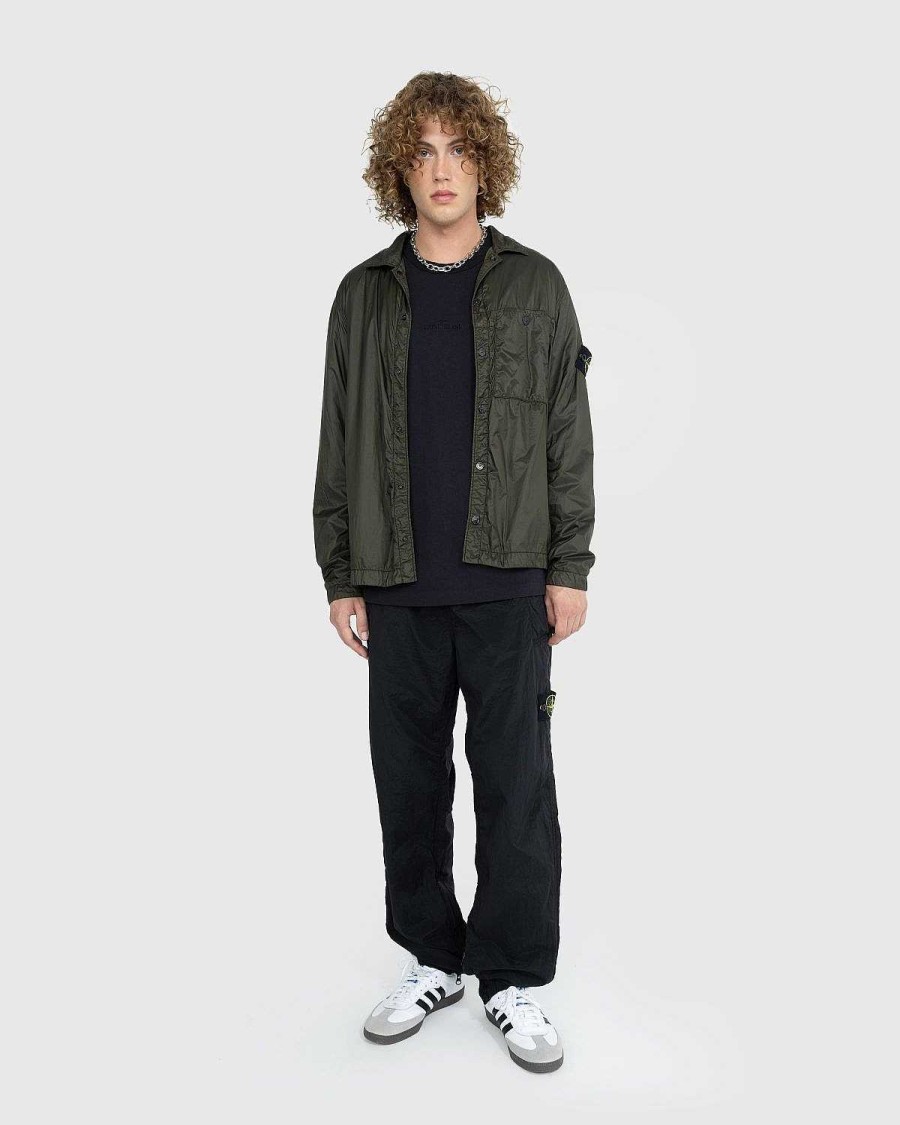 Toj Stone Island | Stone Island Nylon Metal Bukser Sort