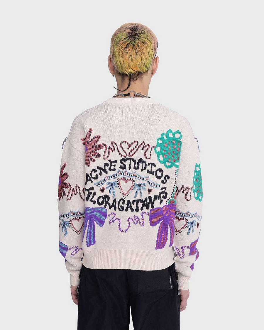 Toj Acne Studios | Acne Studios Floragatan Jacquard Sweater Multi