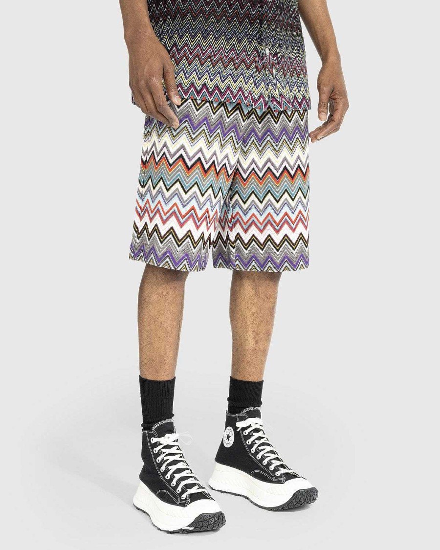 Toj Missoni | Missoni Strikkede Bermuda Shorts Multi