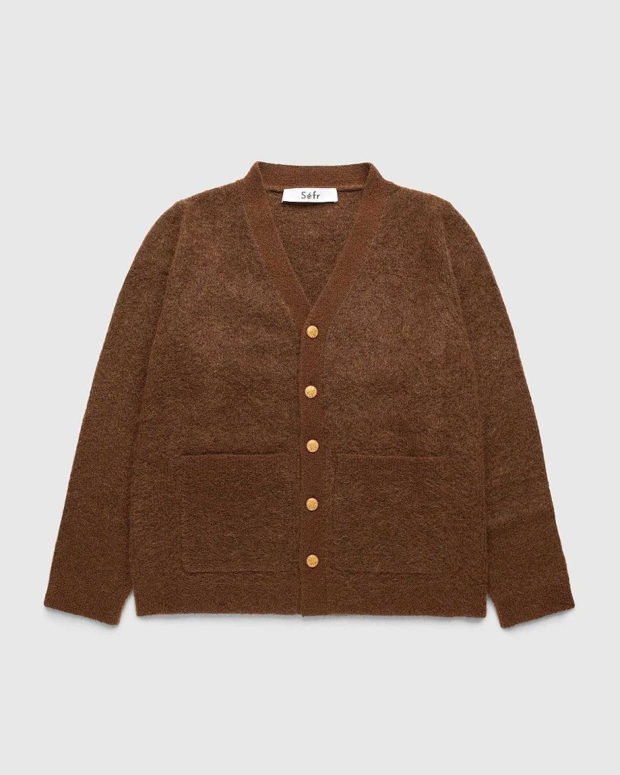 Toj Séfr | Sefr Kaito Cardigan Brown Mohair