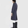 Toj Maison Margiela | Maison Margiela Dobbeltradet Trenchcoat Sort/Vasket