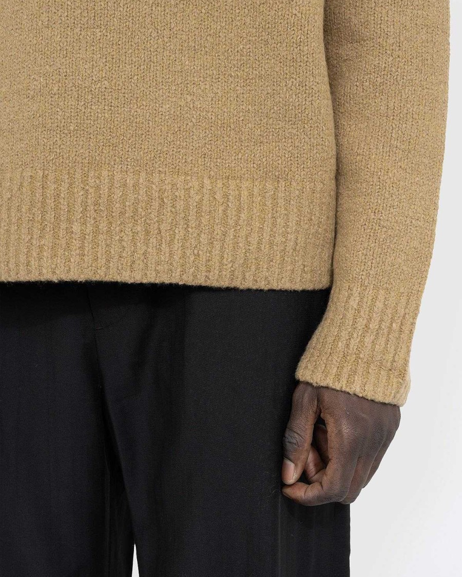 Toj Acne Studios | Acne Studios Wool Blend Jumper Camel Brown