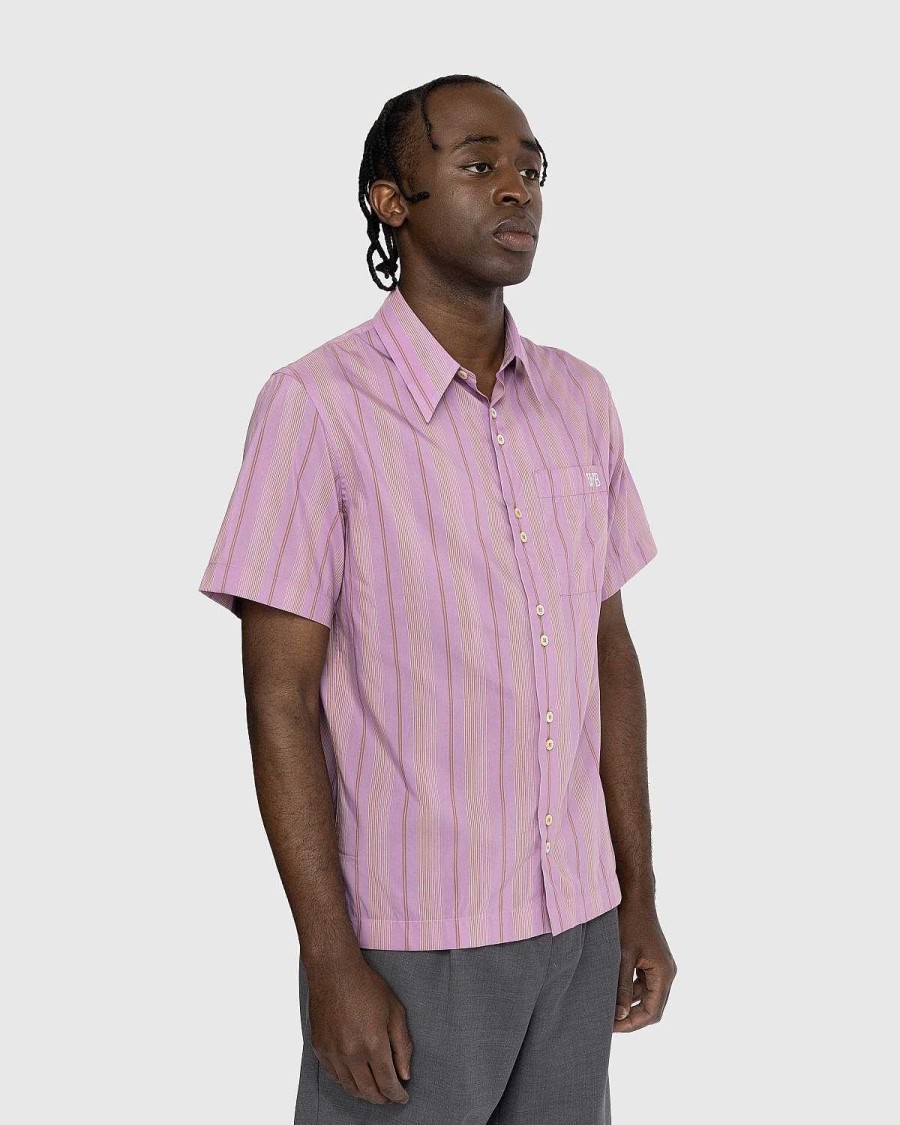 Toj Wales Bonner | Wales Bonner Rhythm Striped Shirt Pink