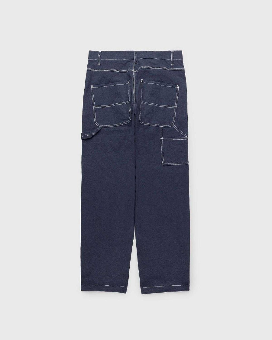 Toj Highsnobiety HS05 | Highsnobiety Hs05 Soltorret Canvas Carpenter Pants Navy