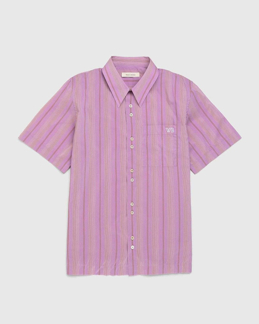 Toj Wales Bonner | Wales Bonner Rhythm Striped Shirt Pink