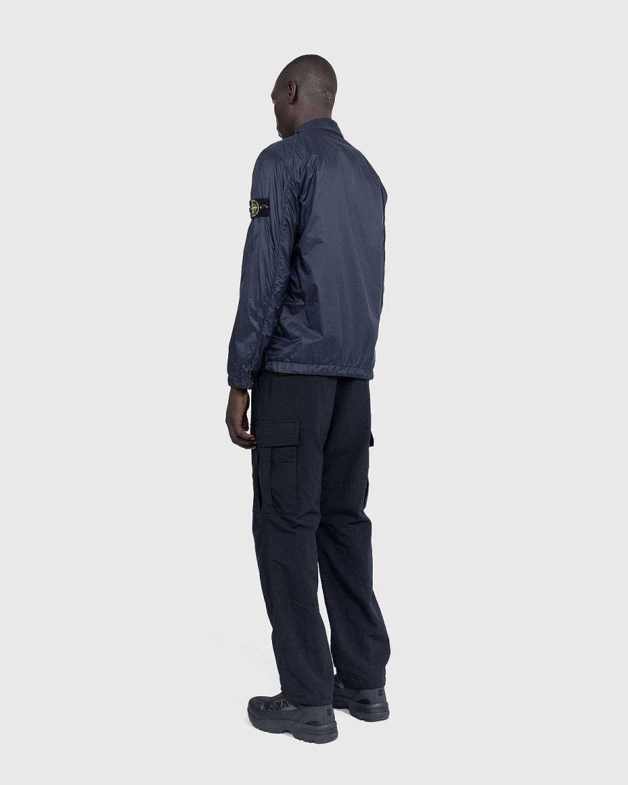 Toj Stone Island | Stone Island Overshirt Marinebla