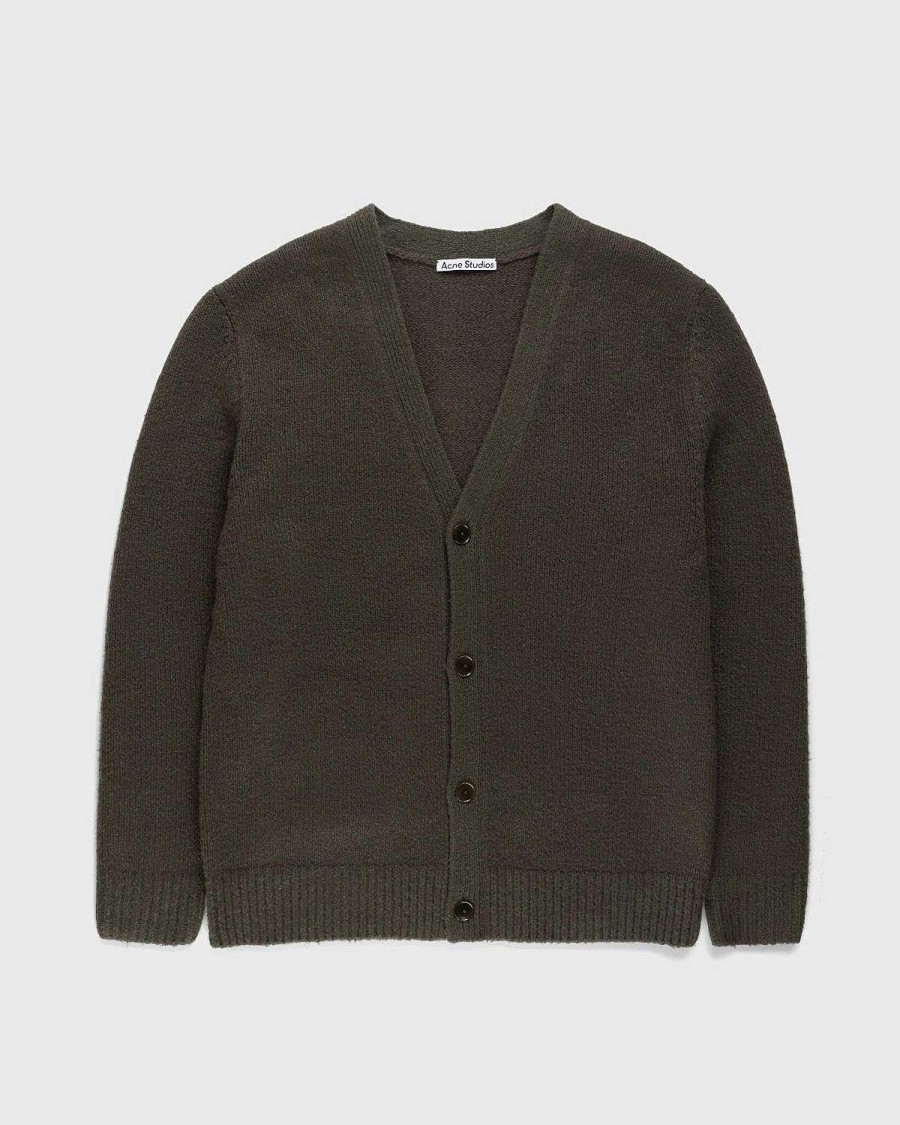 Toj Acne Studios | Acne Studios Wool Blend V-Hals Cardigan Sweater Skovgron