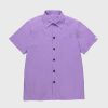 Toj Winnie New York | Winnie New York Cotton Camp Shirt Lavendel