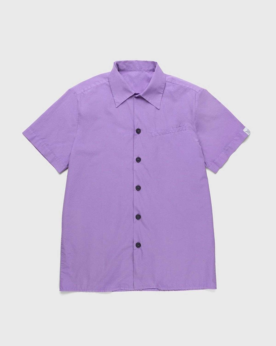 Toj Winnie New York | Winnie New York Cotton Camp Shirt Lavendel