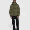 Toj Stone Island | Stone Island Dunpufferjakke Oliven