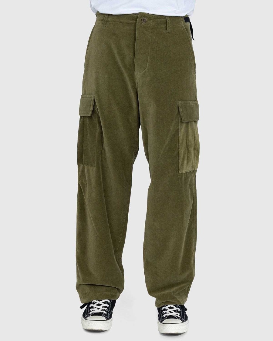 Toj Highsnobiety | Highsnobiety Moleskin Cargo Pant Olive