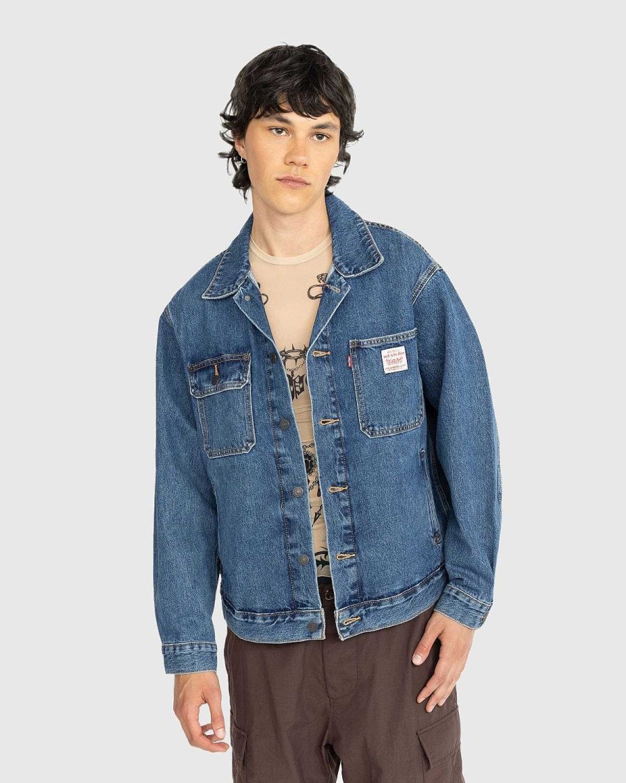 Toj Levi's | Levi'S Sunrise Trucker Jacket Medium Indigo