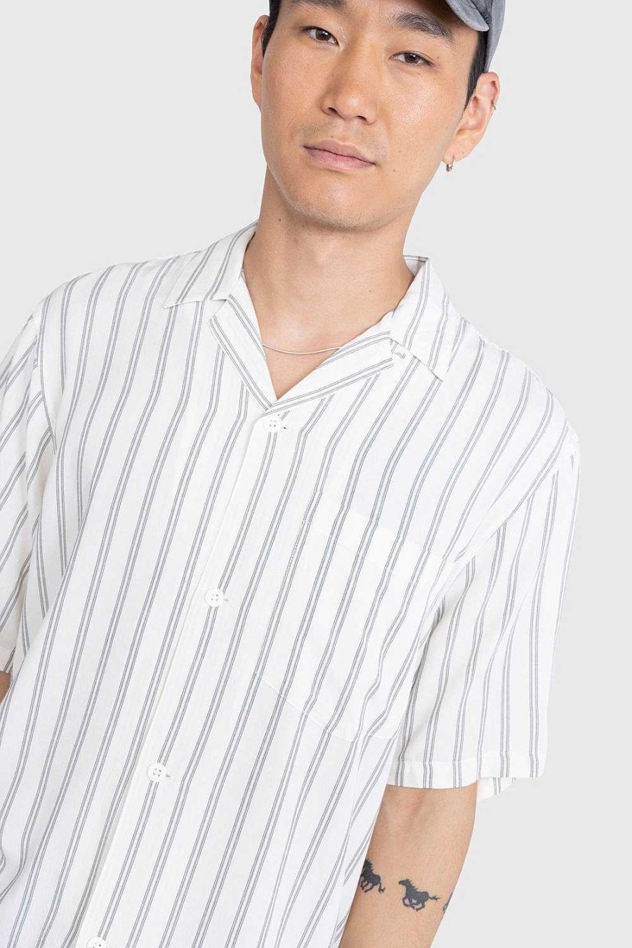 Toj Carhartt WIP | Carhartt Wip Reyes Stripe Shirt Wax