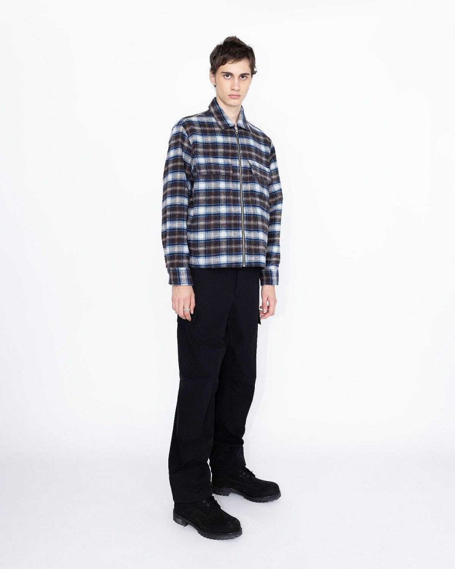 Toj Highsnobiety HS05 | Highsnobiety Hs05 Shaggy Plaid Shirt Brun/Bla