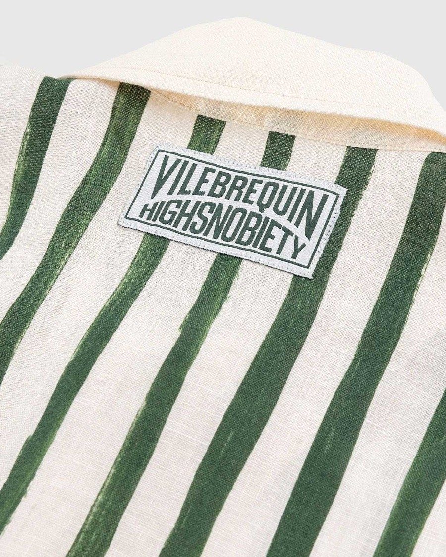 Toj Vilebrequin | Vilebrequin X Highsnobiety Stribet Linnedskjorte