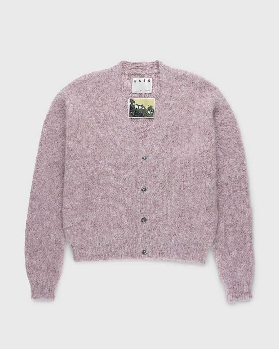 Toj Highsnobiety HS05 | Highsnobiety Hs05 Borstet Alpaca Cardigan Pale Rose