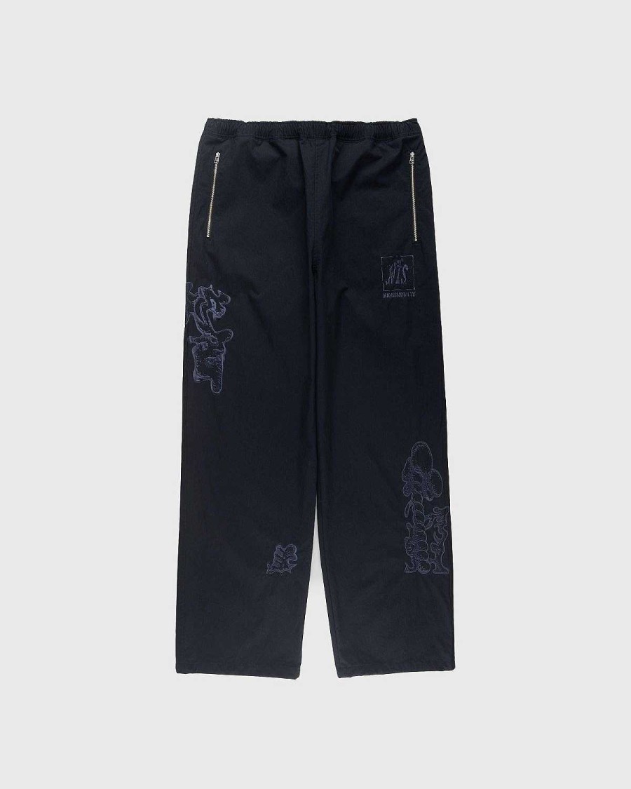 Toj NTS | Nts X Highsnobiety Borstet Nylon Trackpants Navy