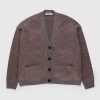 Toj Acne Studios | Acne Studios Fringe Cardigan Brown