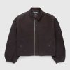 Toj JACQUEMUS | Jacquemus Le Blouson Trivela Morkebrun