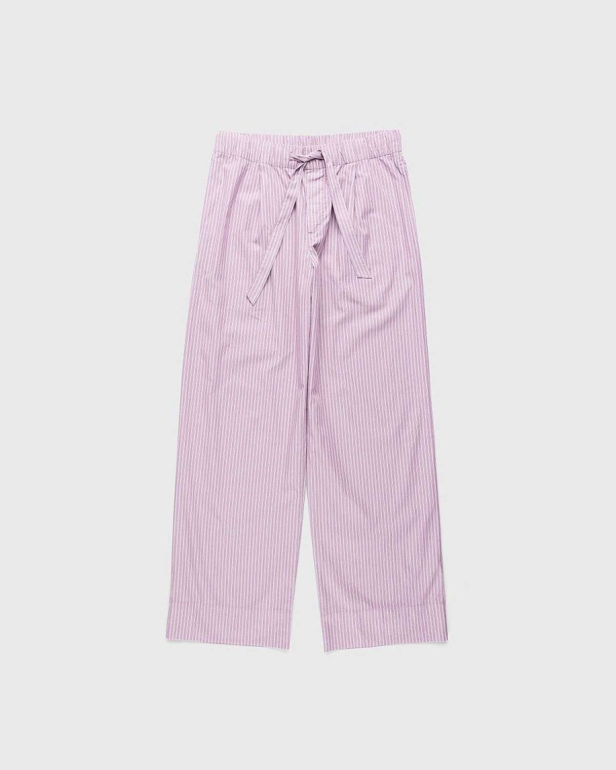 Toj Birkenstock | Birkenstock X Tekla Poplin Pyjamasbukser Mauve Stripes