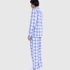 Toj Tekla | Tekla Flannel Pyjamasskjorte Lysebla Plaid