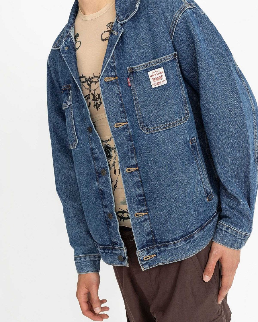 Toj Levi's | Levi'S Sunrise Trucker Jacket Medium Indigo