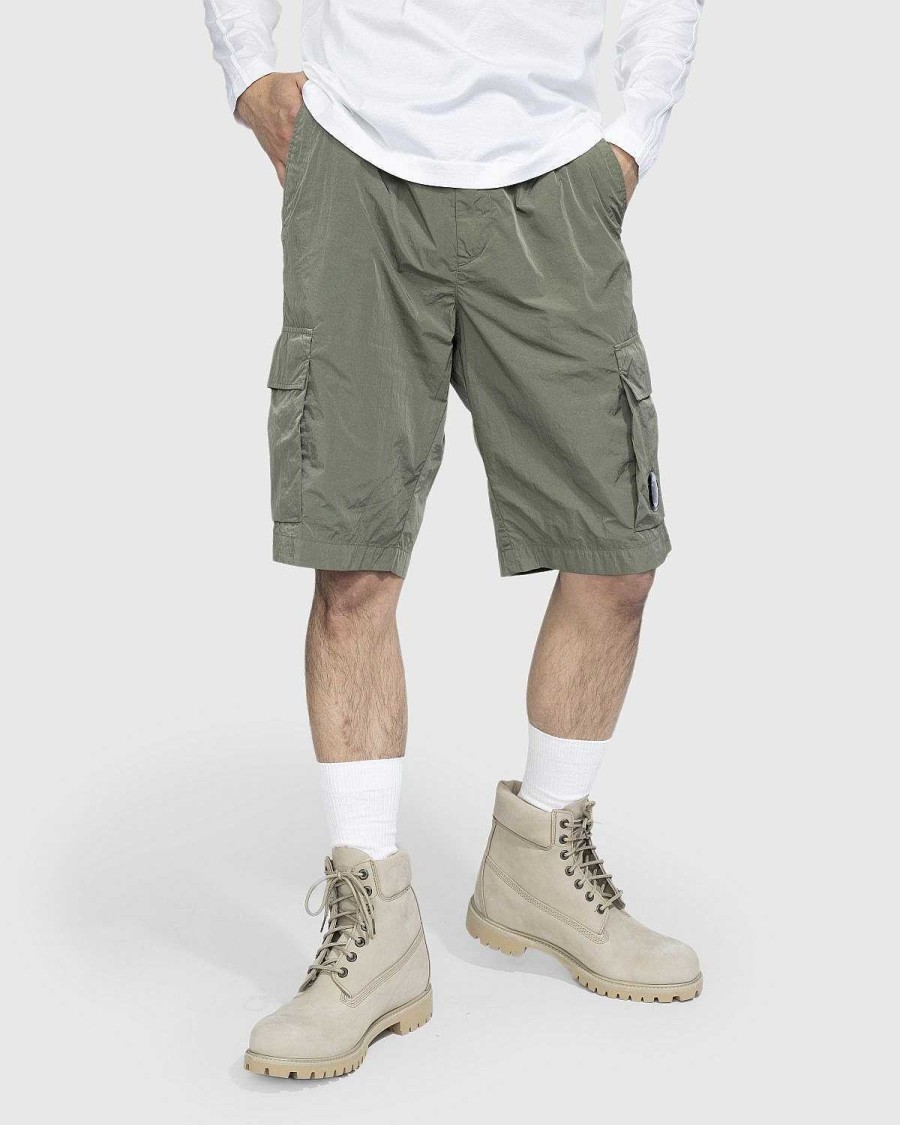 Toj C.P. Company | Cp Company Chrome-R Cargo Shorts Gron