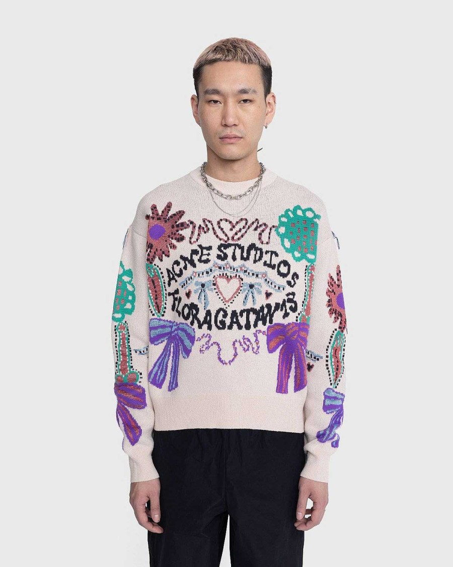 Toj Acne Studios | Acne Studios Floragatan Jacquard Sweater Multi