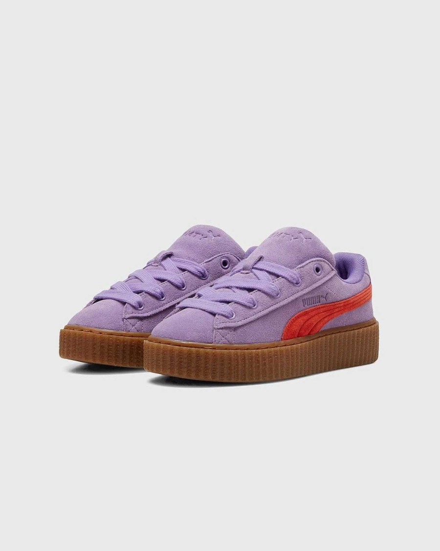 Fodtoj Fenty | Fenty X Puma Creeper Phatty Lavender Alert/Braendt Rod