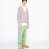 Toj Highsnobiety HS05 | Highsnobiety Hs05 Borstet Alpaca Cardigan Pale Rose