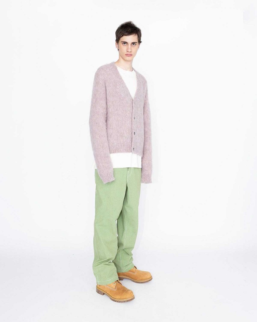 Toj Highsnobiety HS05 | Highsnobiety Hs05 Borstet Alpaca Cardigan Pale Rose