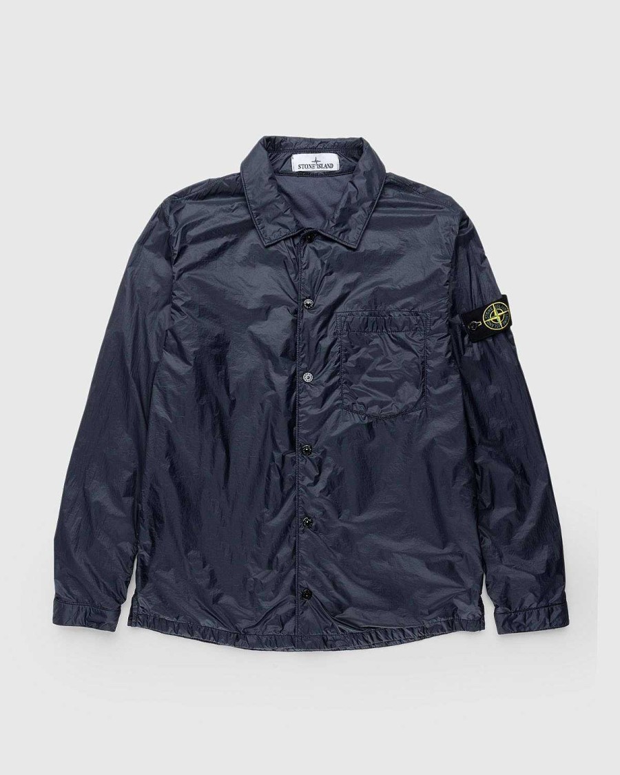 Toj Stone Island | Stone Island Overshirt Marinebla 11025