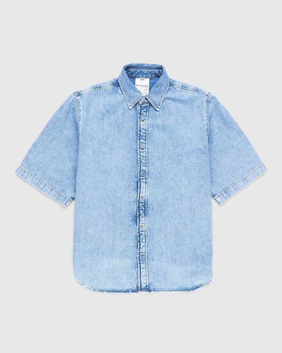 Toj Acne Studios | Acne Studios Denim Button-Up Skjorte Bla