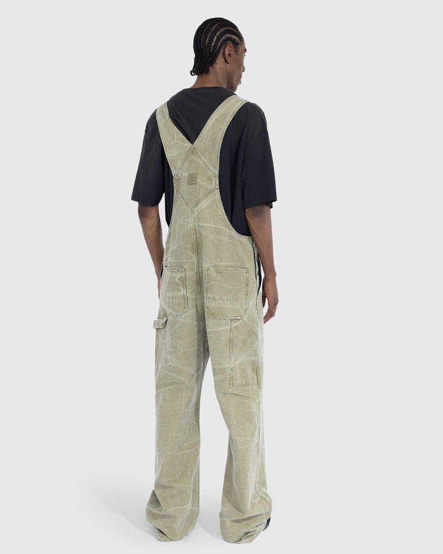 Toj Acne Studios | Acne Studios Canvas Dungarees Khaki Beige