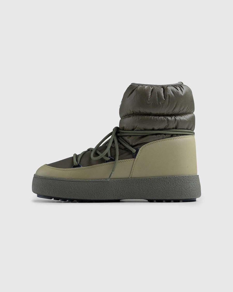 Fodtoj Moon Boot | Moon Boot Mtrack Low Khaki Nylonstovler