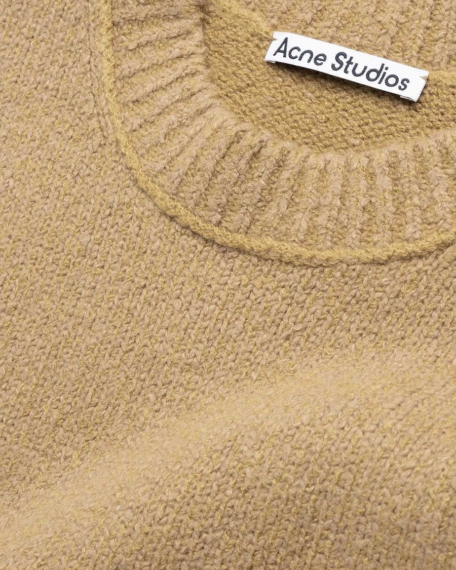 Toj Acne Studios | Acne Studios Wool Blend Jumper Camel Brown