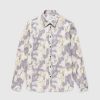 Toj Trussardi | Trussardi Bomuld Heat Map Print Skjorte Gra