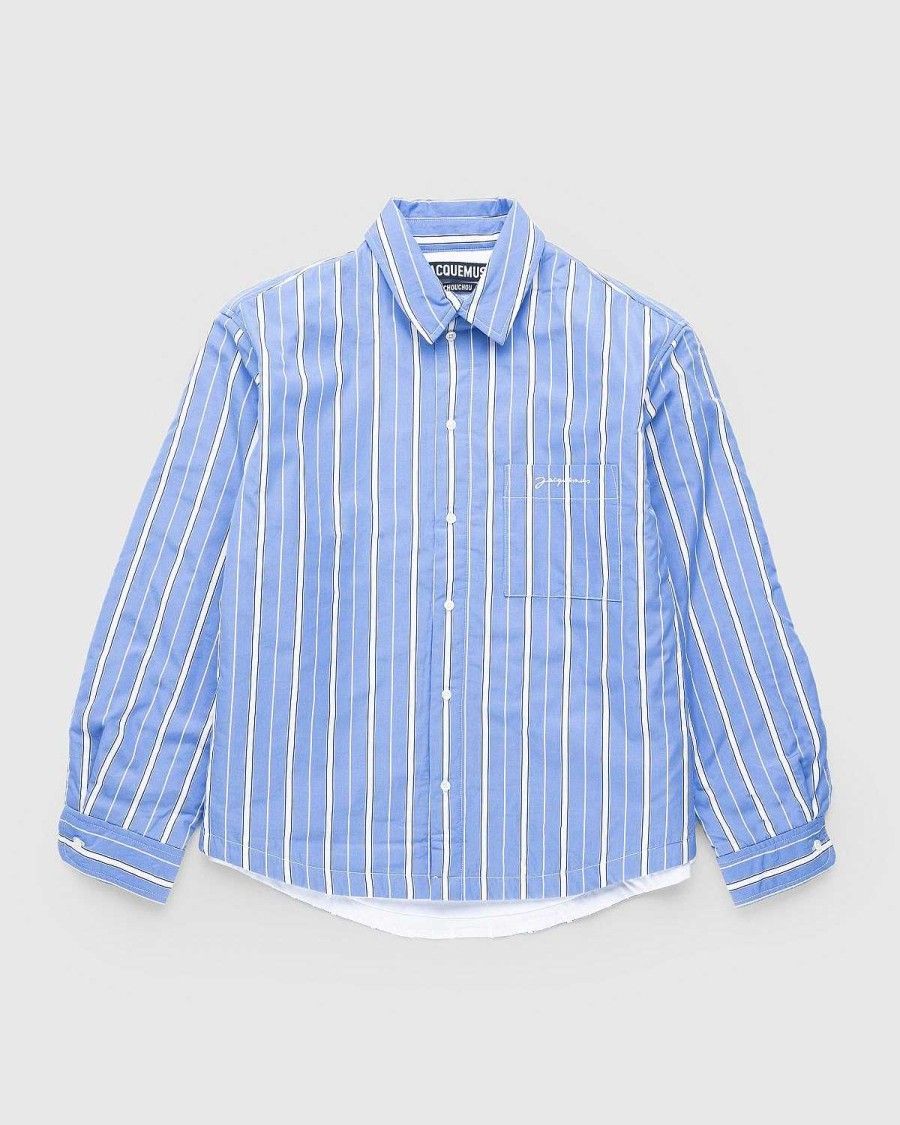 Toj JACQUEMUS | Jacquemus La Chemise Boulanger Bla Striber