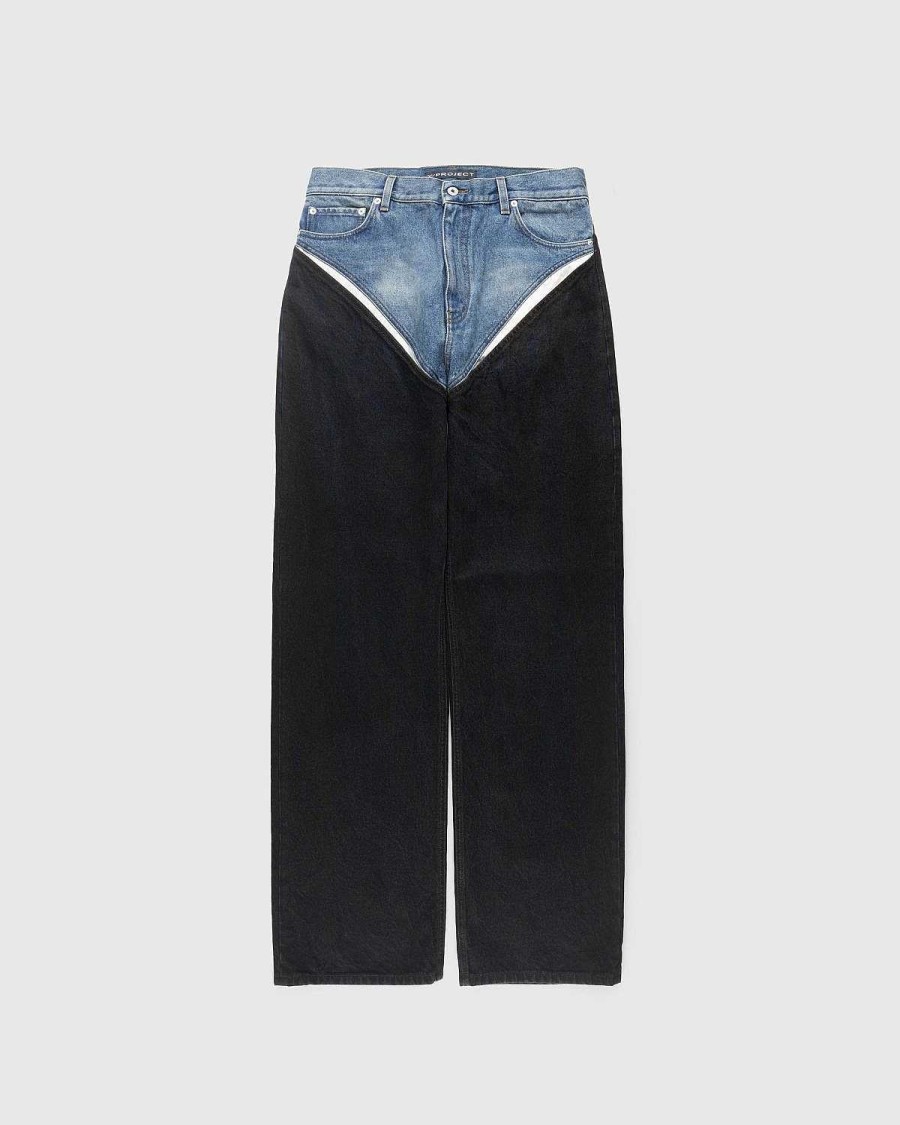 Toj Y/Project | Y/Project Cut-Out Jeans Skyllet Sort/Rust