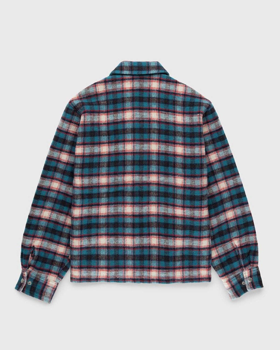 Toj Highsnobiety HS05 | Highsnobiety Hs05 Shaggy Plaid Shirt Rod/Bla